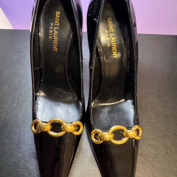 Saint Laurent Saint Laurent Severine Cable-Link Pumps 38.5 - Picture 3 of 12